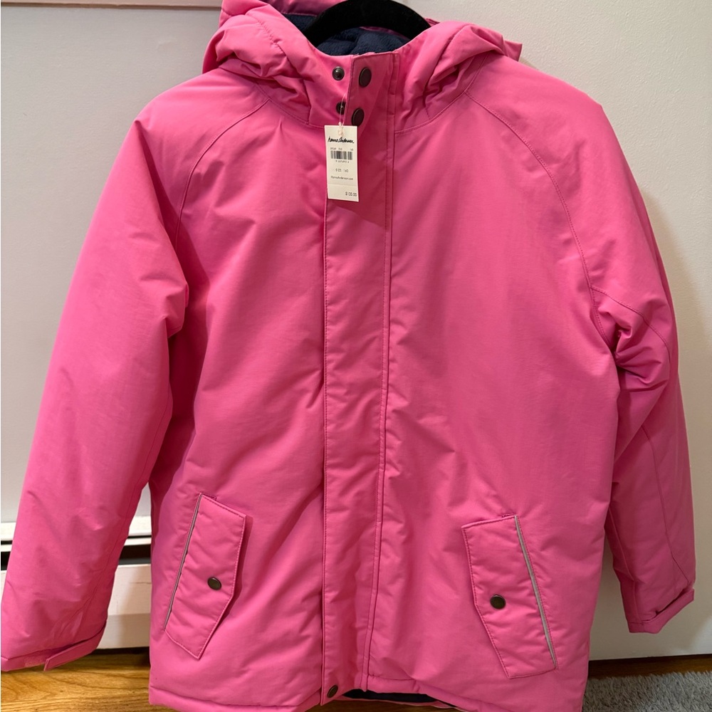 Hanna Andersson Bright Pink Puffer Jacket